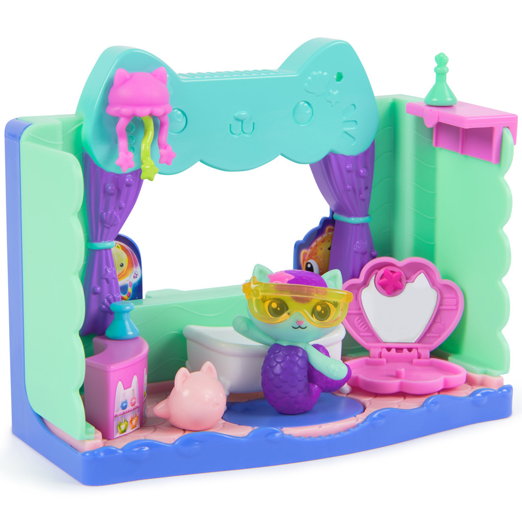 imagen de Gabi casa de muñecas cine: Baño de Sirenita juego - Spin Master 3