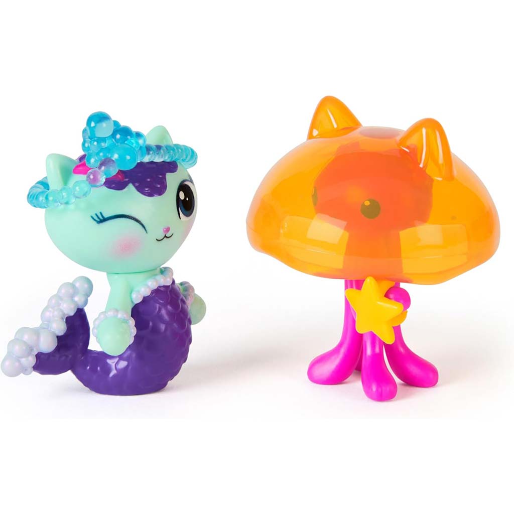 imagen de Gabi casa de muñecas Cine: paquete de figuras 2 - MerCat y Kitty Jellyfish - Spin Master 2