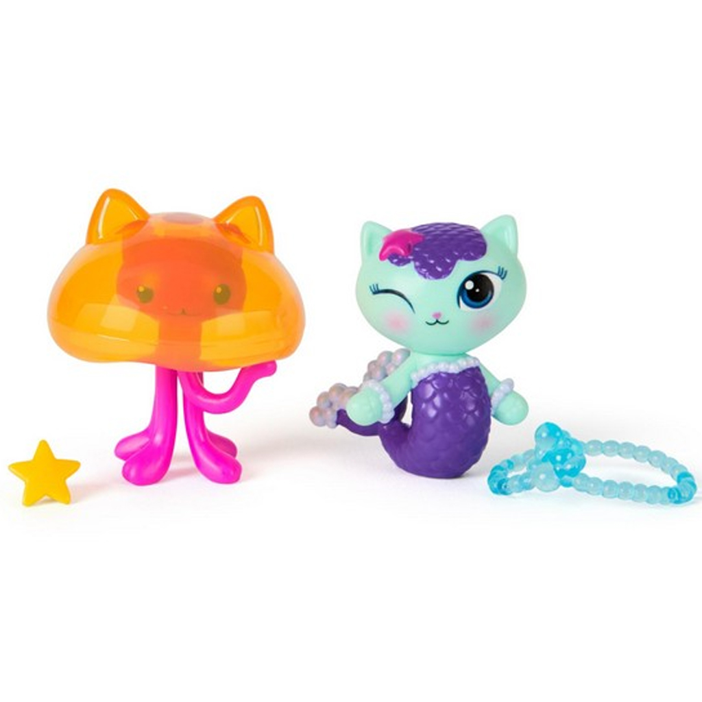 imagen de Gabi casa de muñecas cine - Paquete de figuras MerCat y Kitty Jellyfish 2 - Spin Master 2
