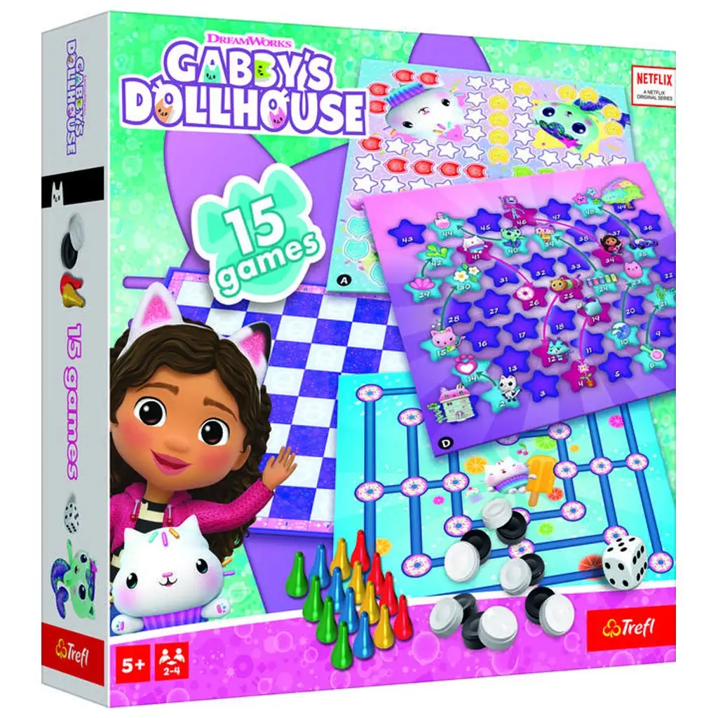 imagen de Gabi casa de muñecas colección de 15 juegos - Trefl 1