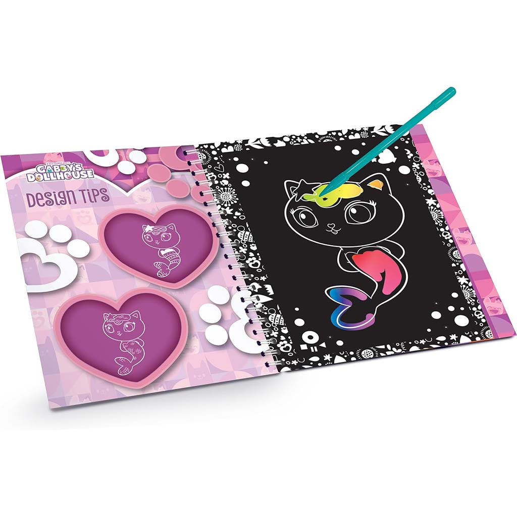 imagen de Gabi casa de muñecas: Cuaderno de rascar A-meow-zing de 44 páginas - Lisciani 2