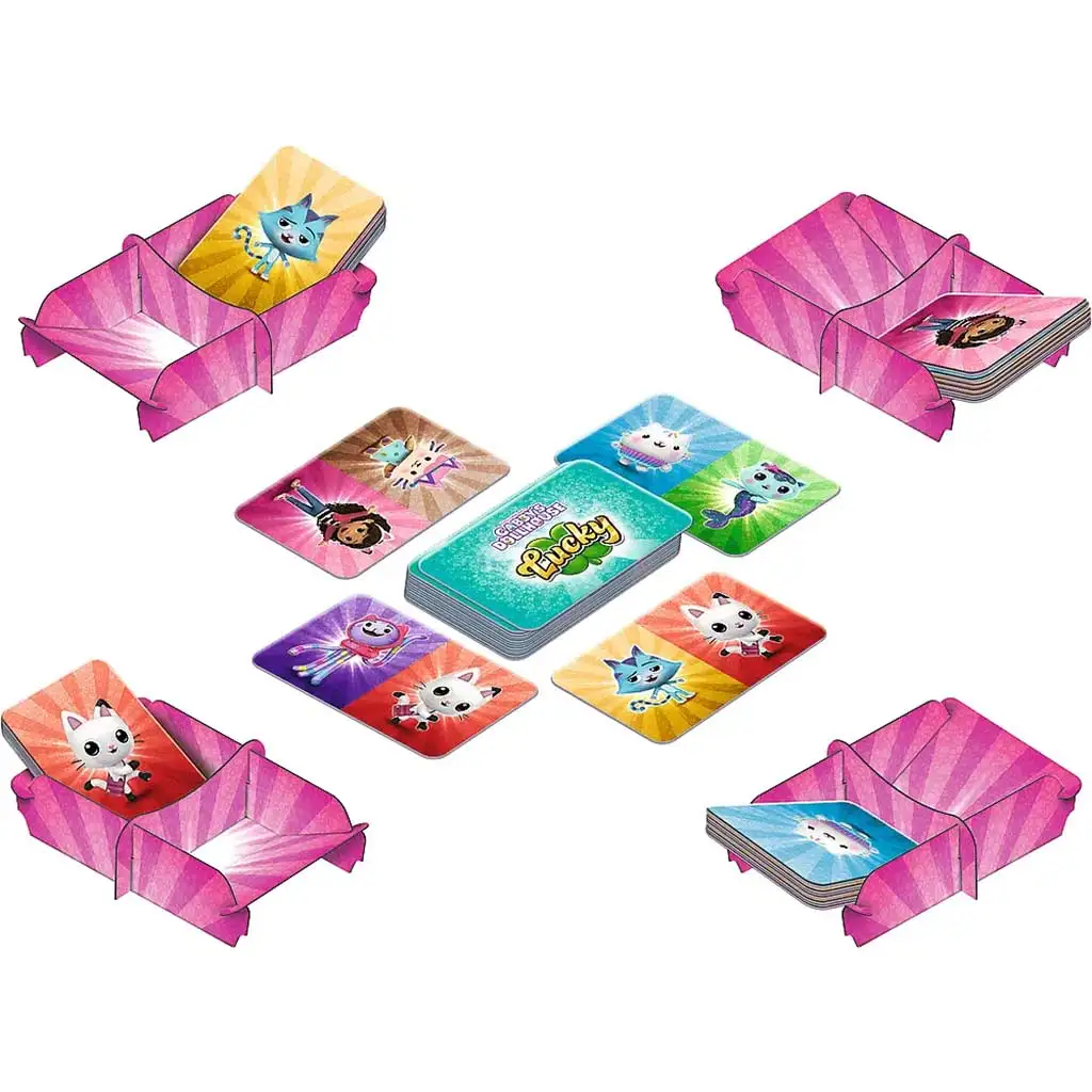 imagen de Gabi Casa de Muñecas: Juego de Cartas Lucky - Trefl 2