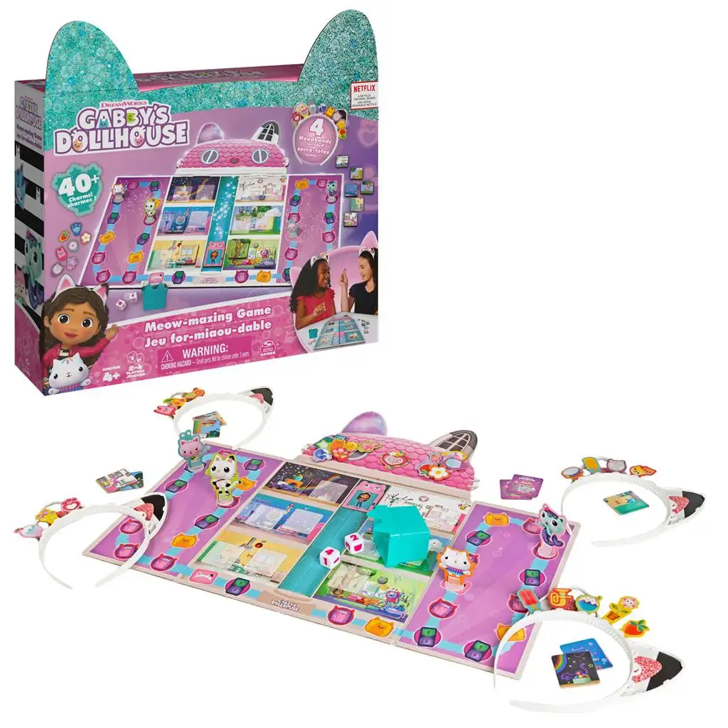 imagen de Gabi casa de muñecas: Juego de mesa Macskasztikus - Spin Master 1