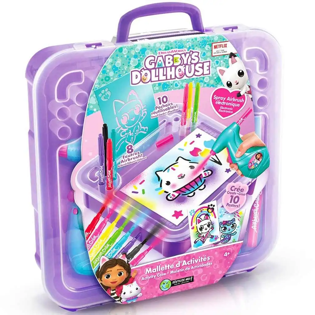 imagen de Gabi Casa de Muñecas: Kit de coloreado con aerógrafo en bolsa 2