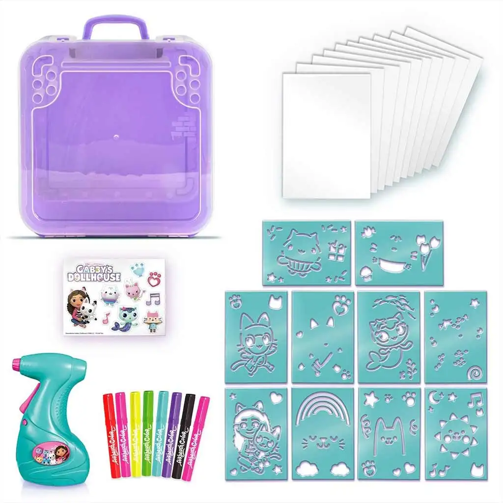 imagen de Gabi Casa de Muñecas: Kit de coloreado con aerógrafo en bolsa 4