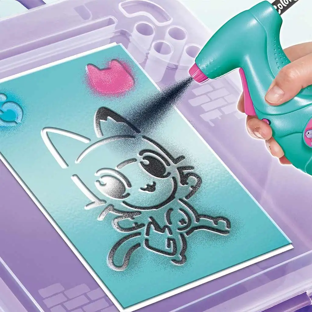 imagen de Gabi Casa de Muñecas: Kit de coloreado con aerógrafo en bolsa 7