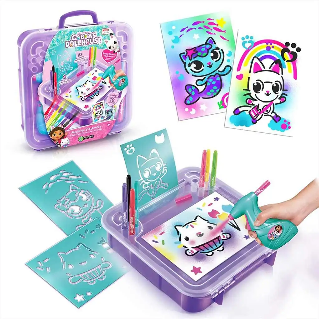 imagen de Gabi Casa de Muñecas: Kit de coloreado con aerógrafo en bolsa 1