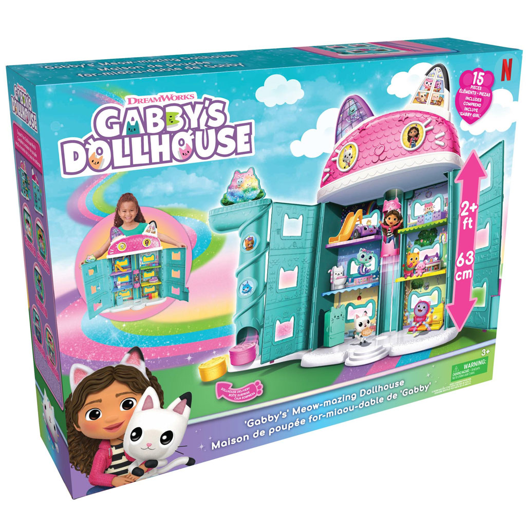 imagen de Gabi casa de muñecas Meow-mazing Casa de Muñecas 63 cm - Spin Master 1