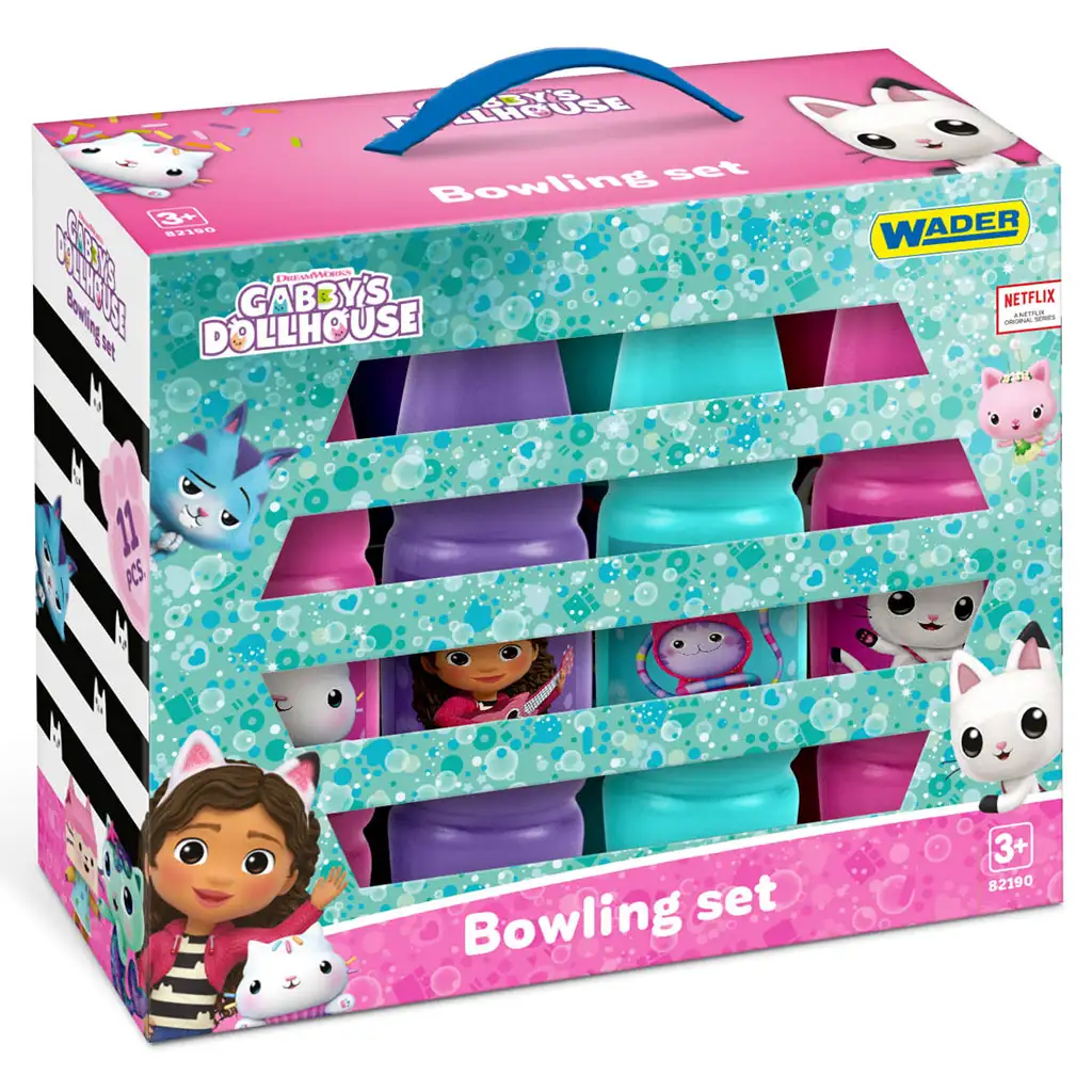 imagen de Gabi casa de muñecas set de bolos de 11 piezas en caja - Wader 1