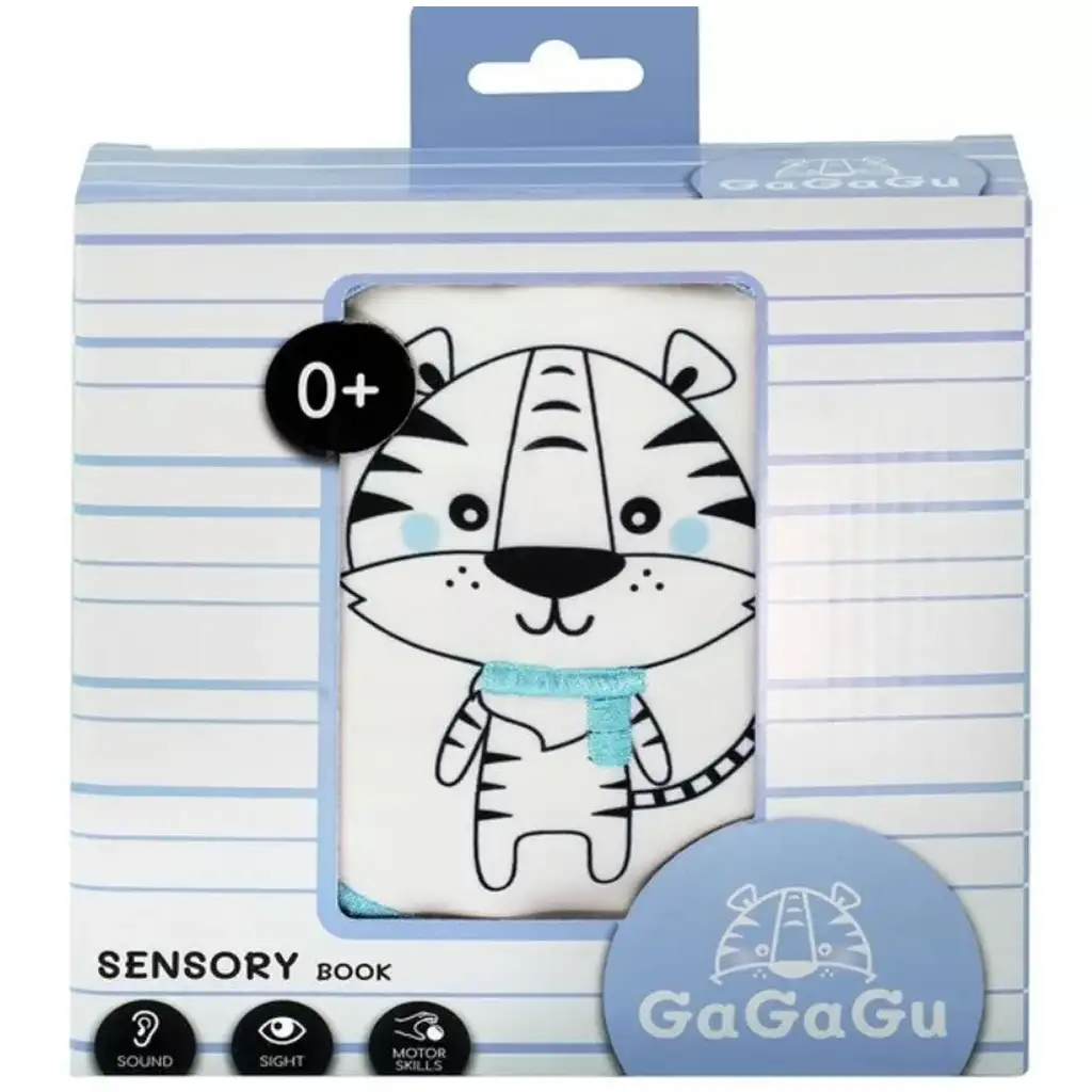 imagen de GaGaGu: Libro suave de desarrollo con diseño de tigre 1