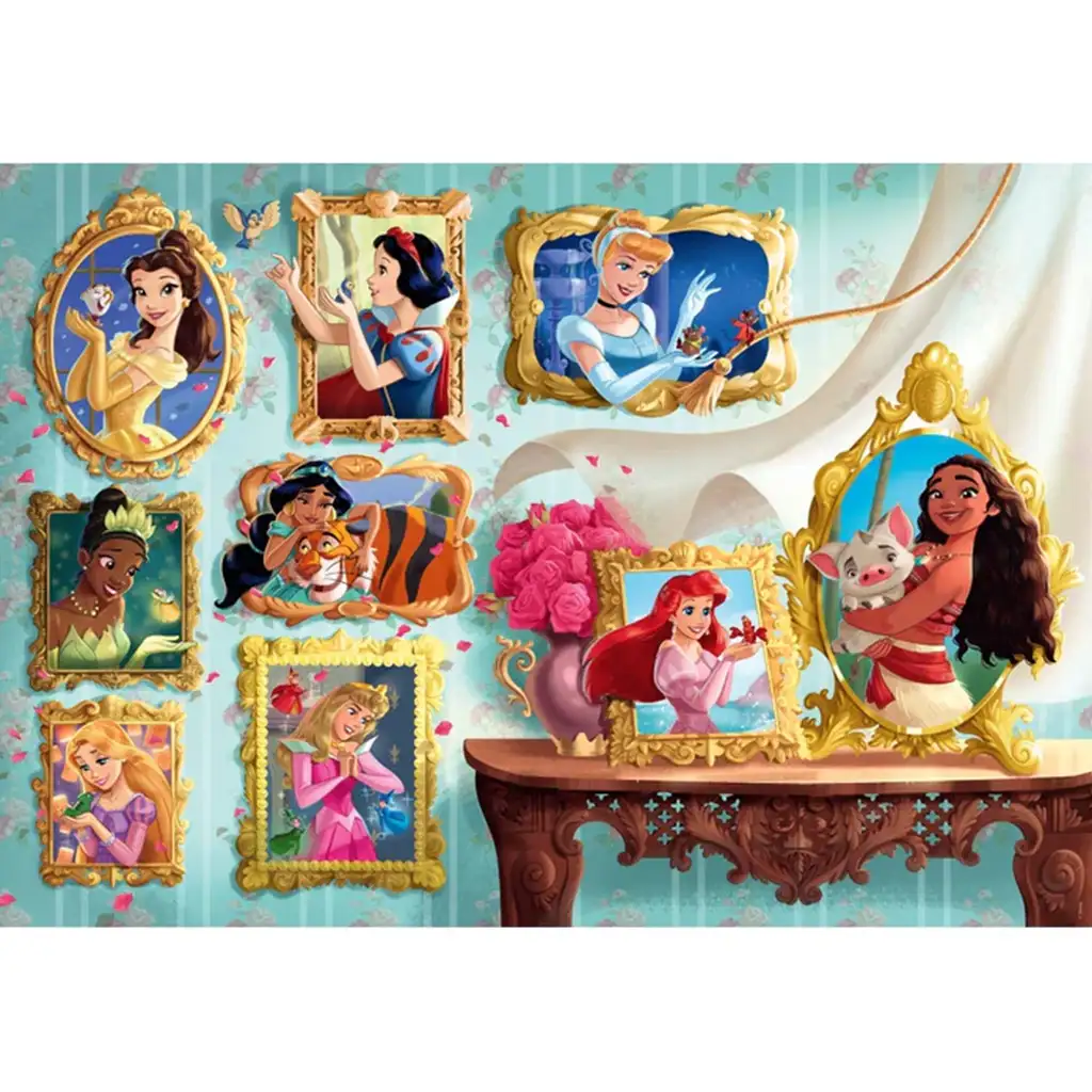 imagen de Galería de imágenes de Princesas Disney puzzle de 1000 piezas - Clementoni 2