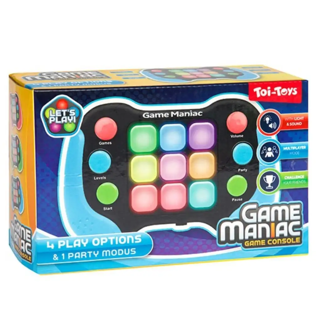 imagen de Game Maniac: Consola de juegos electrónica 4 en 1 1