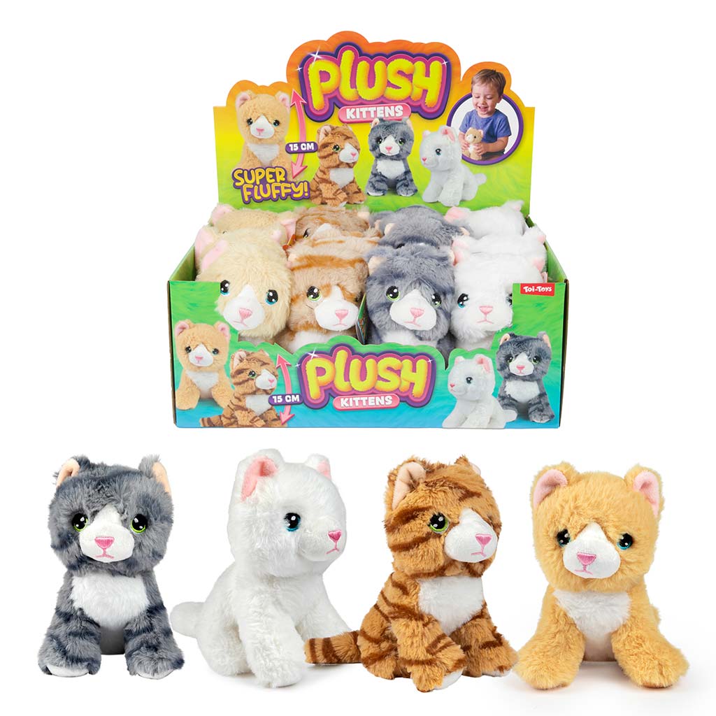 imagen de Gato de peluche lindo de 15 cm en varias versiones 1 unidad 1