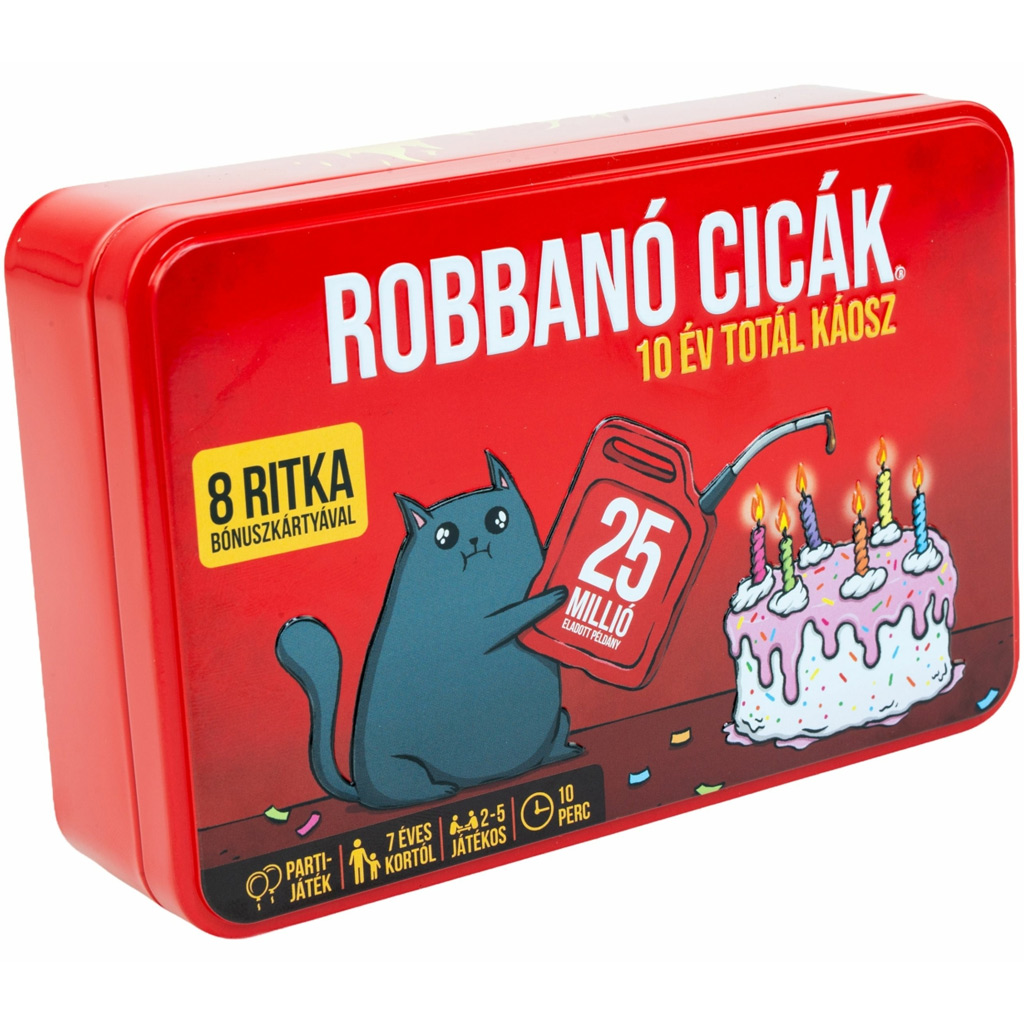 imagen de Gatos explosivos - edición del 10º aniversario juego de mesa 1
