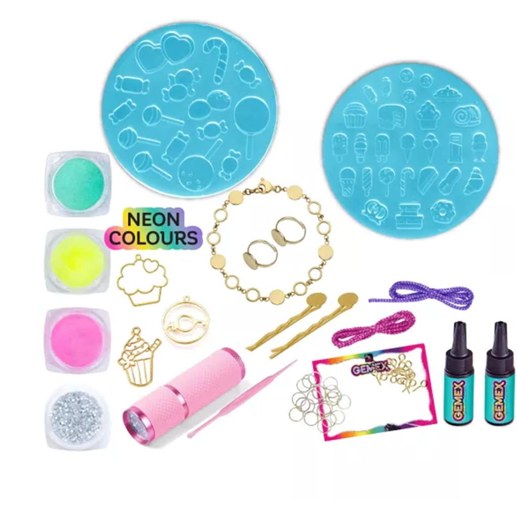 imagen de Gemex: Set de joyería de dulces de gema de gel 2
