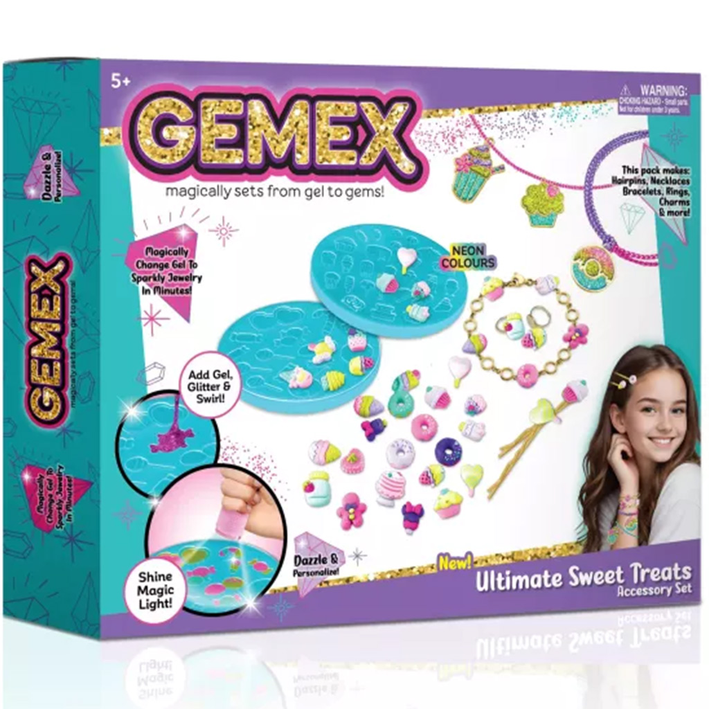 imagen de Gemex: Set de joyería de dulces de gema de gel 1