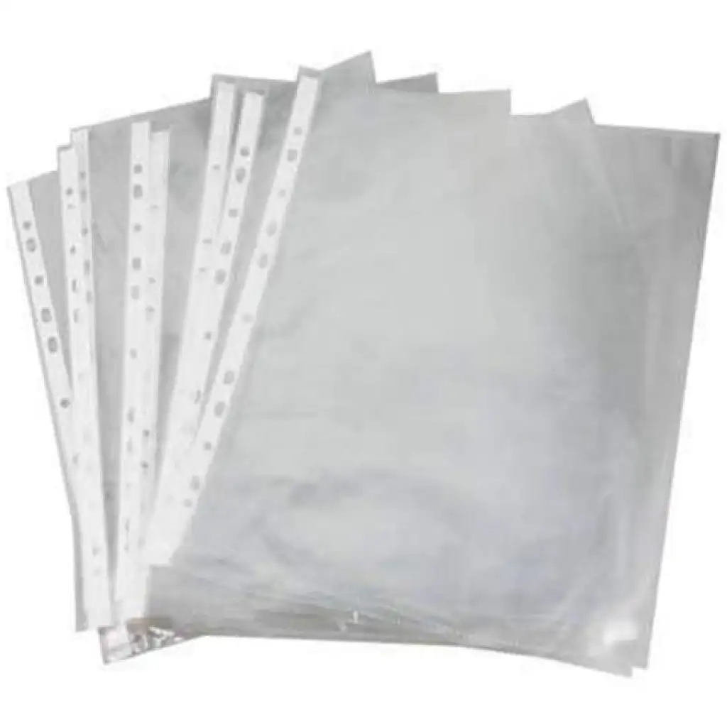 imagen de Genoterm transparente perforable 100ud A4 1