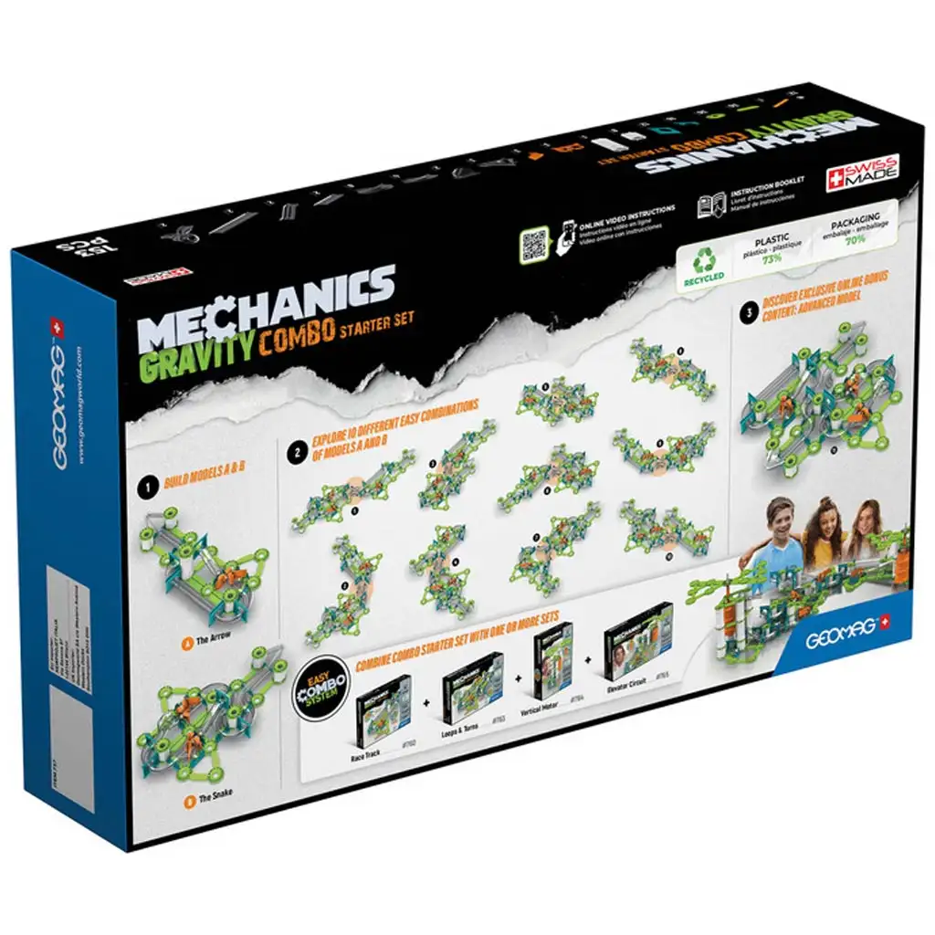 imagen de Geomag: Mecánica Gravedad Juego Inicial 153 piezas 2