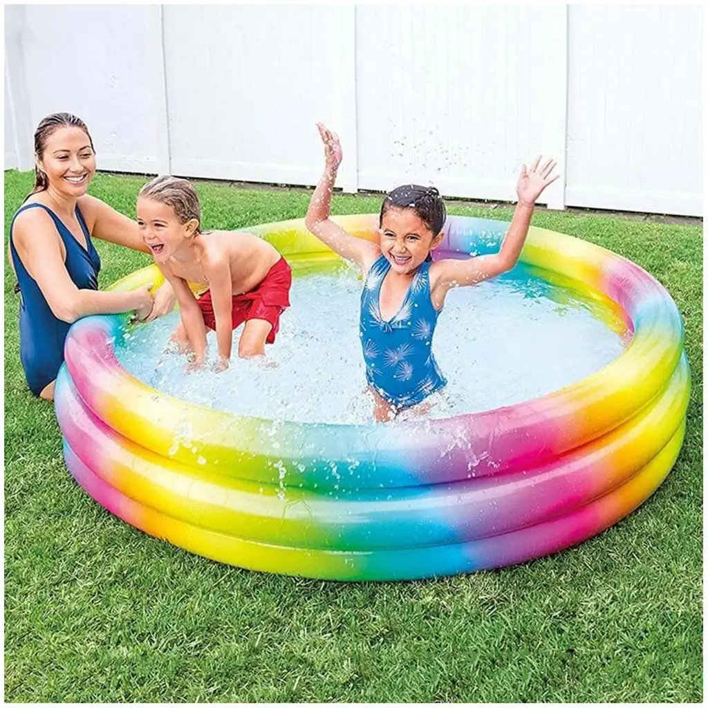 imagen de Geometría Salvaje piscina de 3 anillos 168x38cm - Intex 2