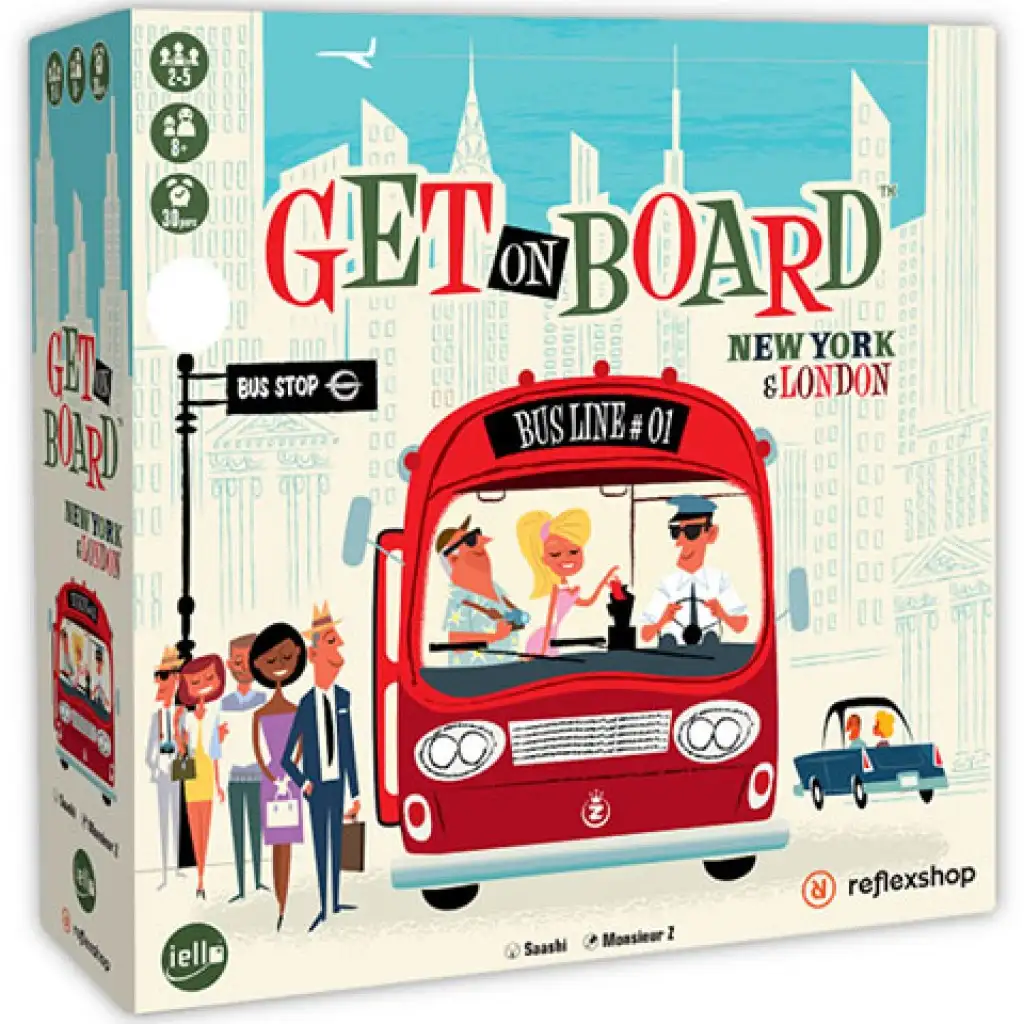 imagen de GET ON BOARD New York y Londres juego de mesa 1