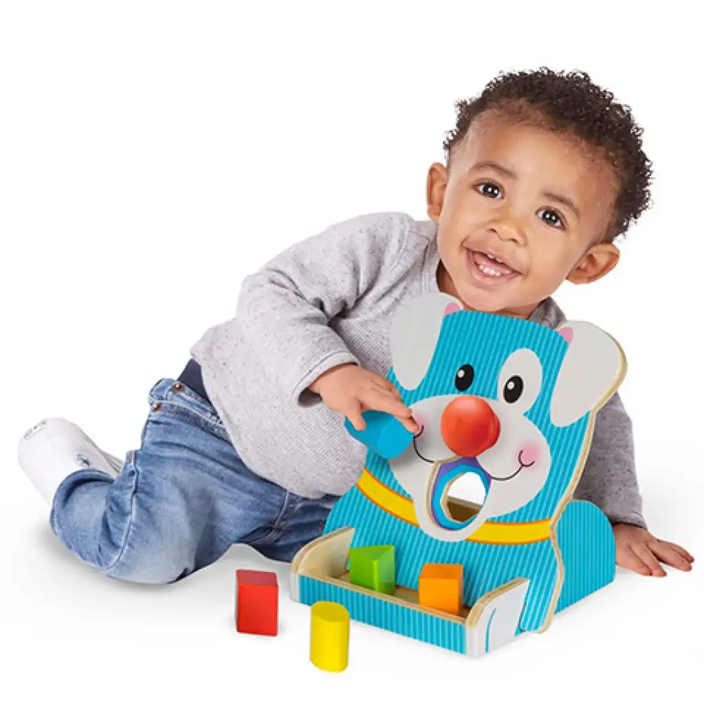 imagen de Gira y alimenta el juego de encaje de formas de madera - Melissa & Doug 3