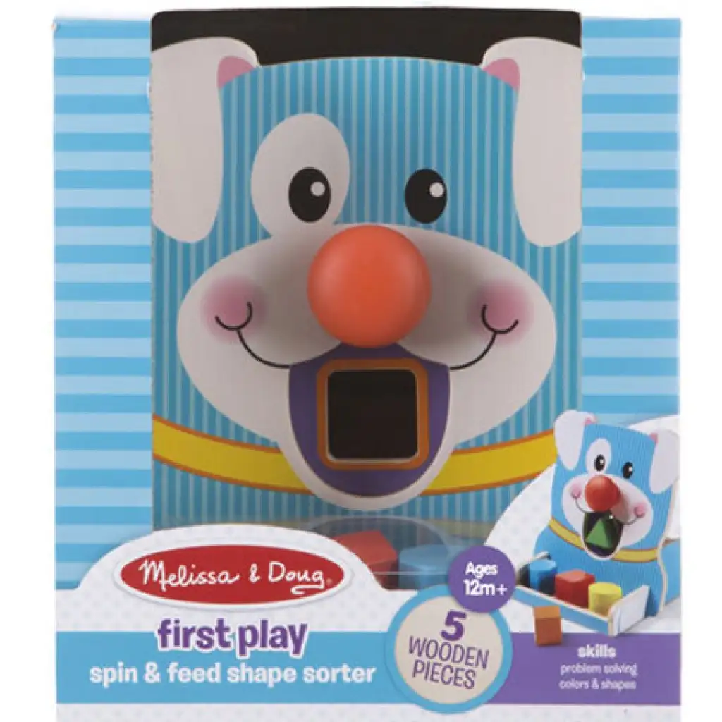 imagen de Gira y alimenta el juego de encaje de formas de madera - Melissa & Doug 1