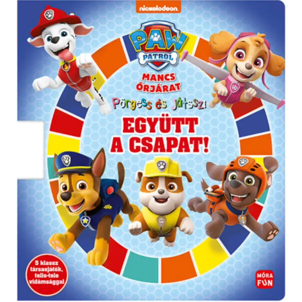 imagen de ¡Gira y juega! - ¡Juntos en el equipo! Libro de actividades de Patrulla Canina 1