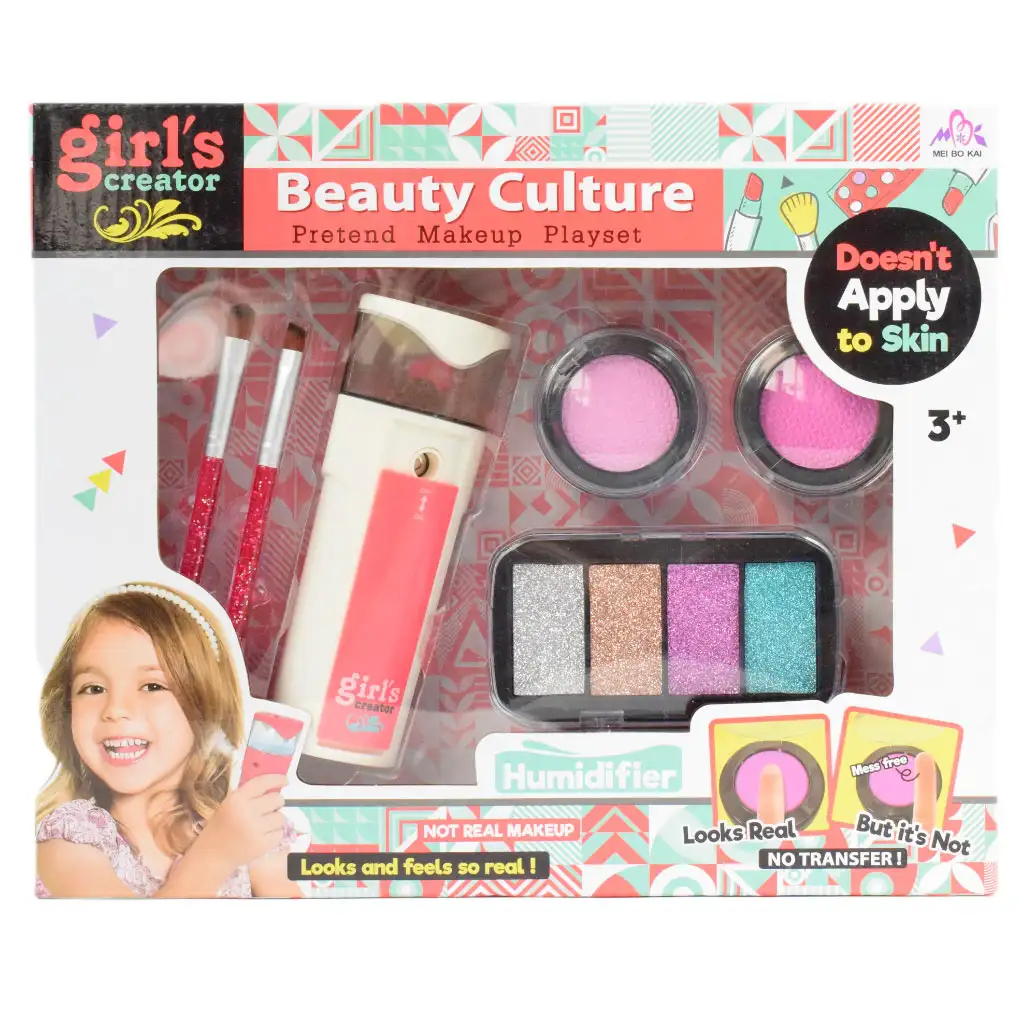 imagen de Girl's Creator: Set de maquillaje realista con humidificador y brochas 9
