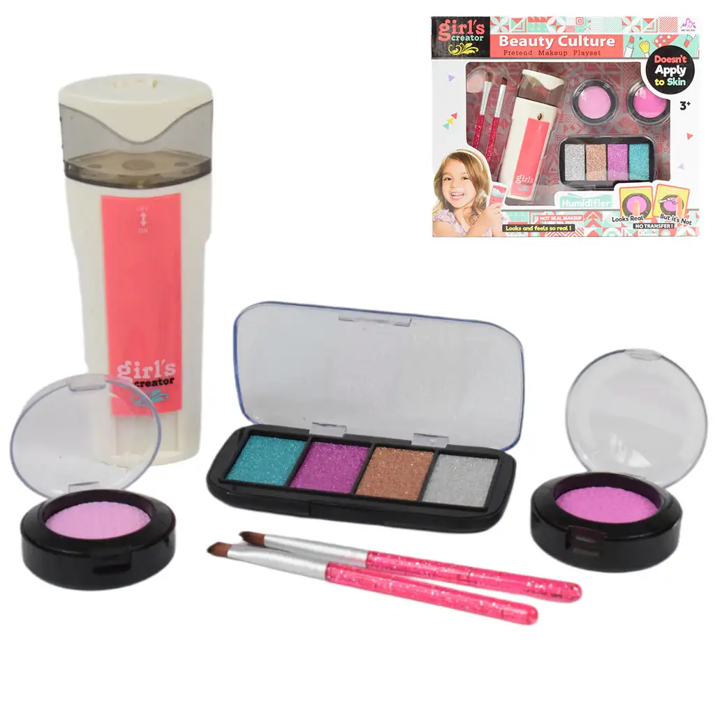 imagen de Girl's Creator: Set de maquillaje realista con humidificador y brochas 1