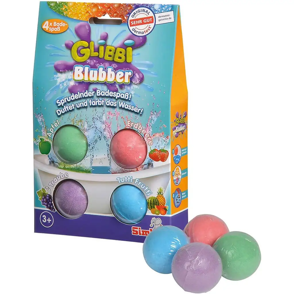 imagen de Glibbi Bluber 4 piezas bomba de baño - Simba Toys 2