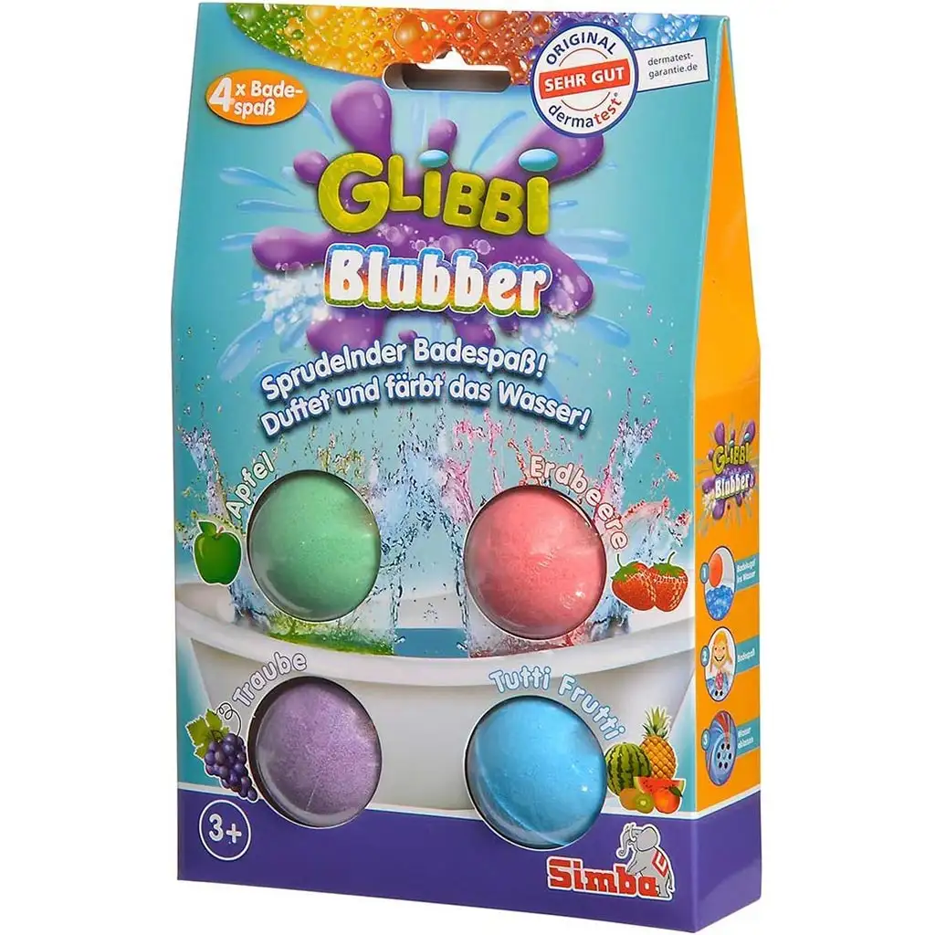 imagen de Glibbi Bluber 4 piezas bomba de baño - Simba Toys 1