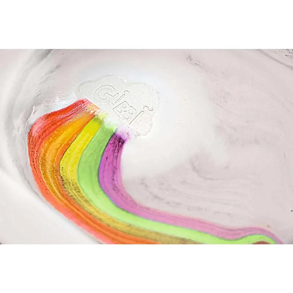 imagen de Glibbi Boom: bomba de baño en forma de nube con colores del arcoíris - Simba toys 3