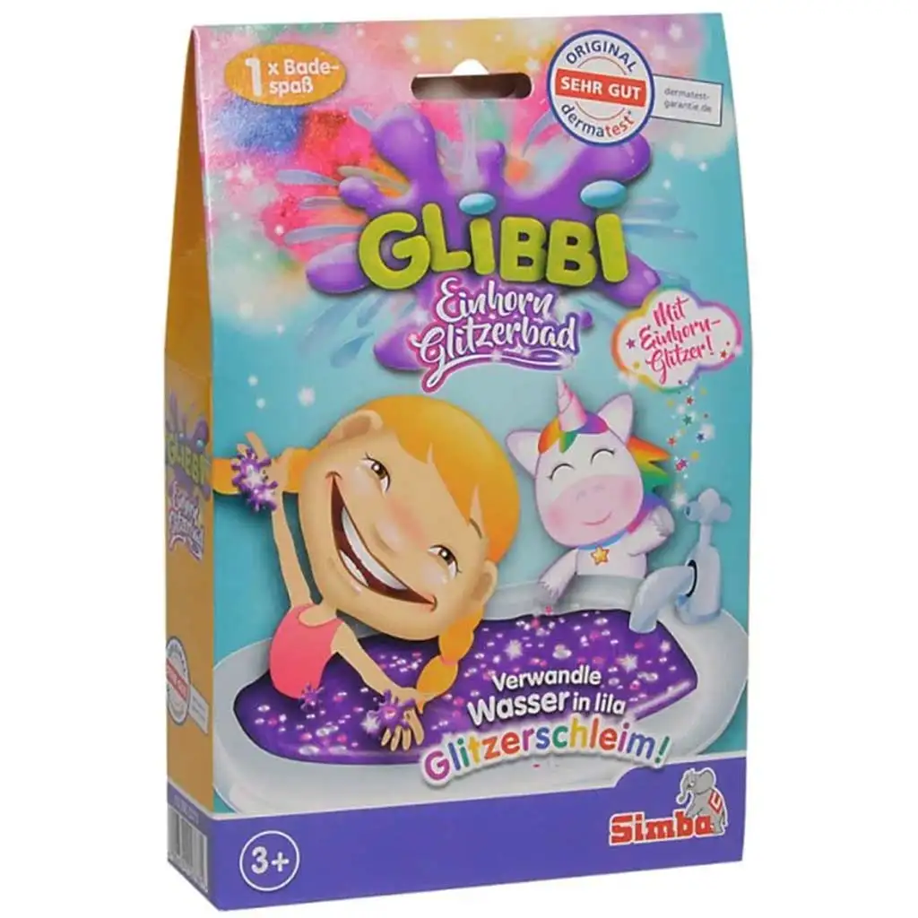 imagen de Glibbi: Gel de baño de slime brillante con unicornio - Simba toys 1