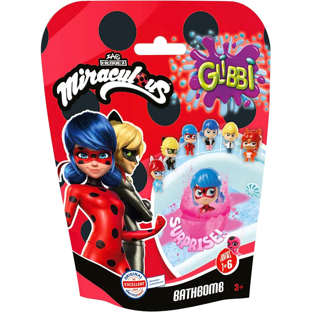 imagen de Glibbi Miraculous bomba de baño sorpresa - Simba Toys 1