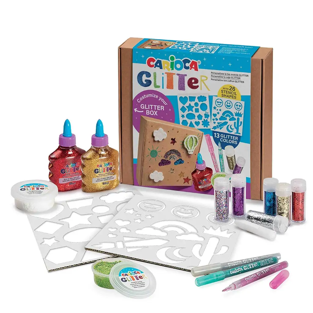 imagen de Glitter, set creativo brillante - Carioca 1