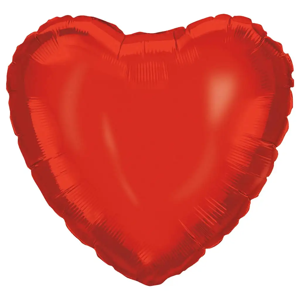 imagen de Globo de foil en forma de corazón – rojo 46cm 1