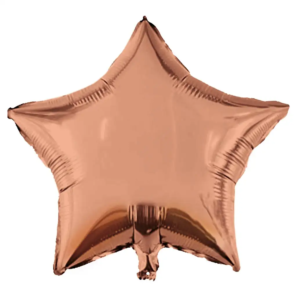 imagen de Globo de foil en forma de estrella – oro rosa 46cm 1