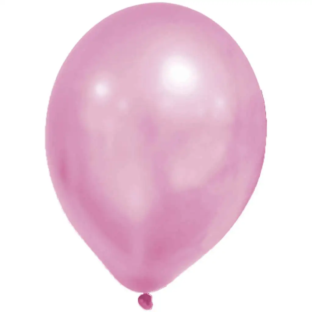 imagen de Globo metálico de color rosa pastel – set de 8 unidades 1