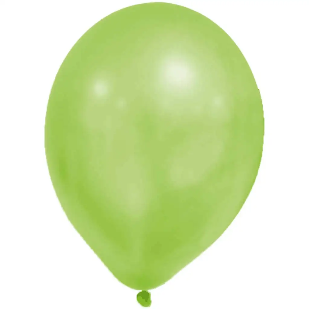 imagen de Globo verde pastel metálico – set de 8 unidades 1