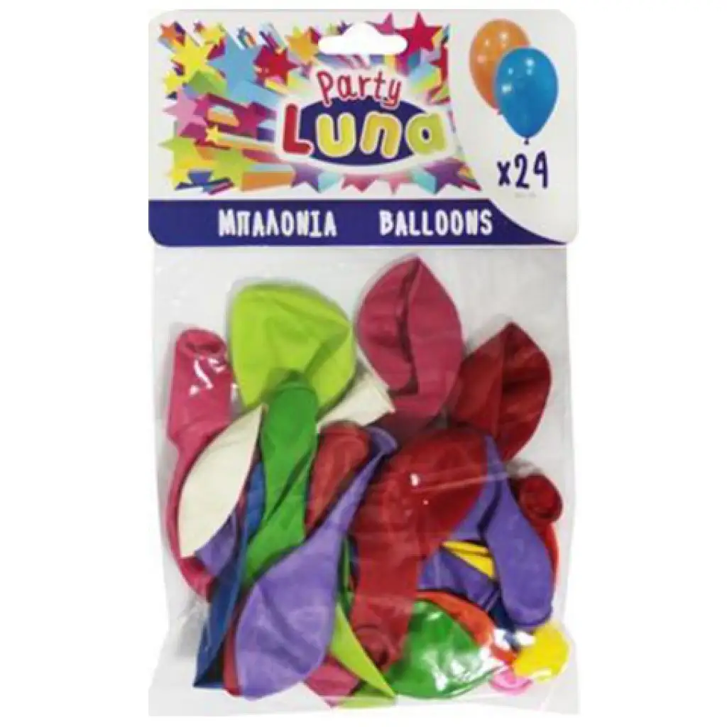 imagen de Globos de colores paquete de 24 1