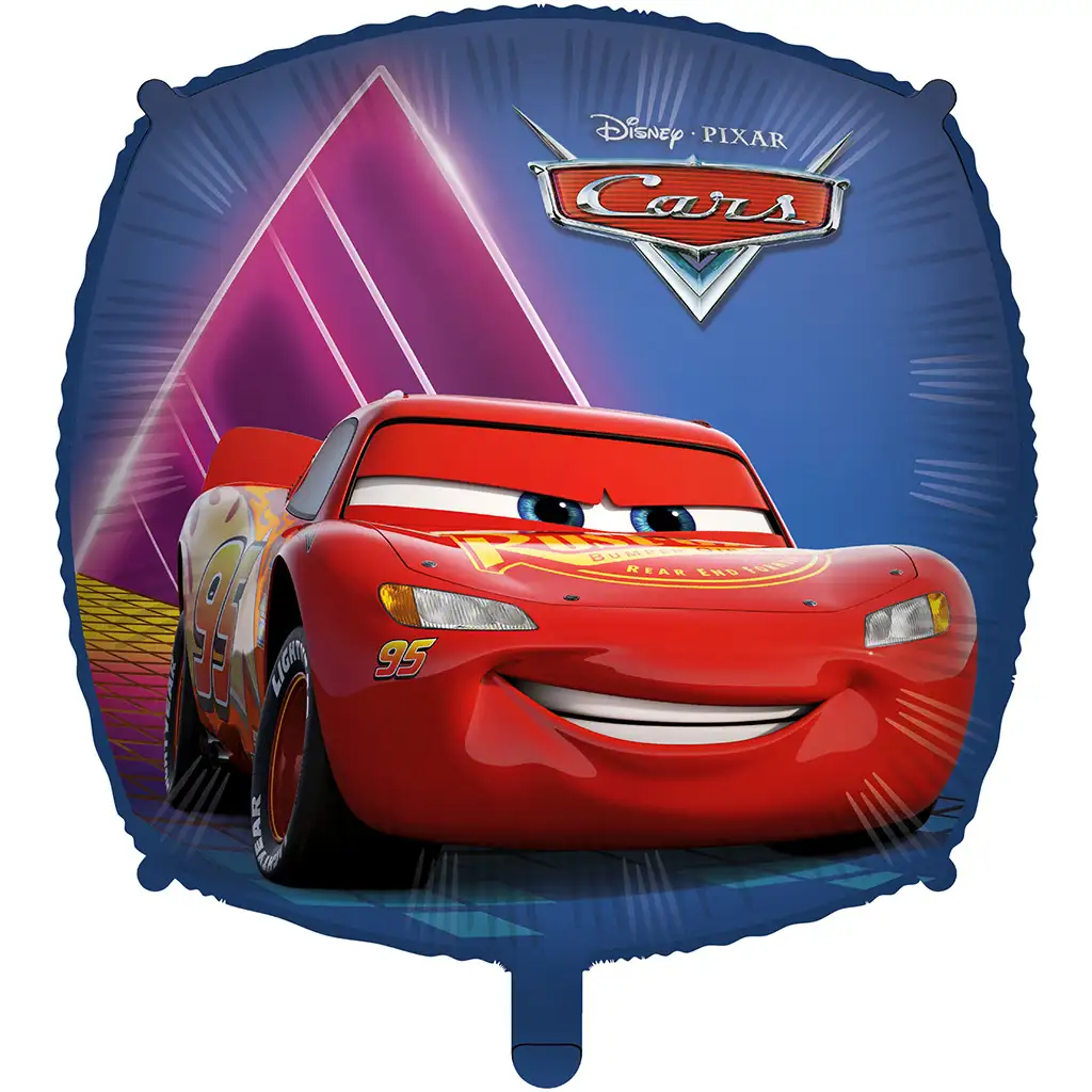 imagen de Globos de foil cuadrados de Cars 3 de 46 cm 1