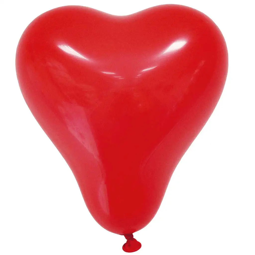 imagen de Globos en forma de corazón – set de 8 piezas, 25 cm 1