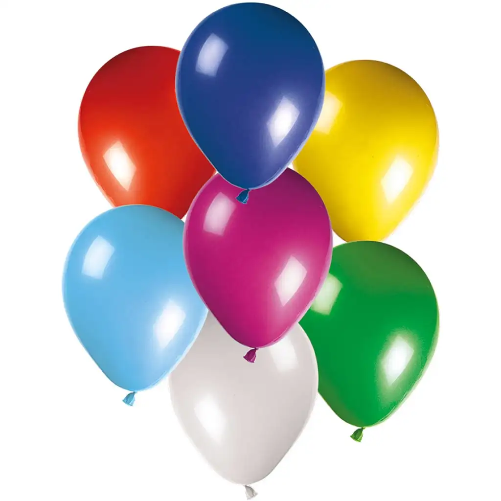 imagen de Globos inflables de colores – set de 50 unidades 1