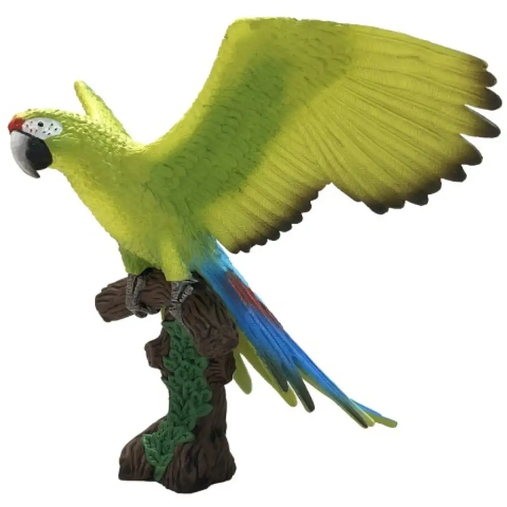 imagen de Gran loro verde figura de juguete - Bullyland 1
