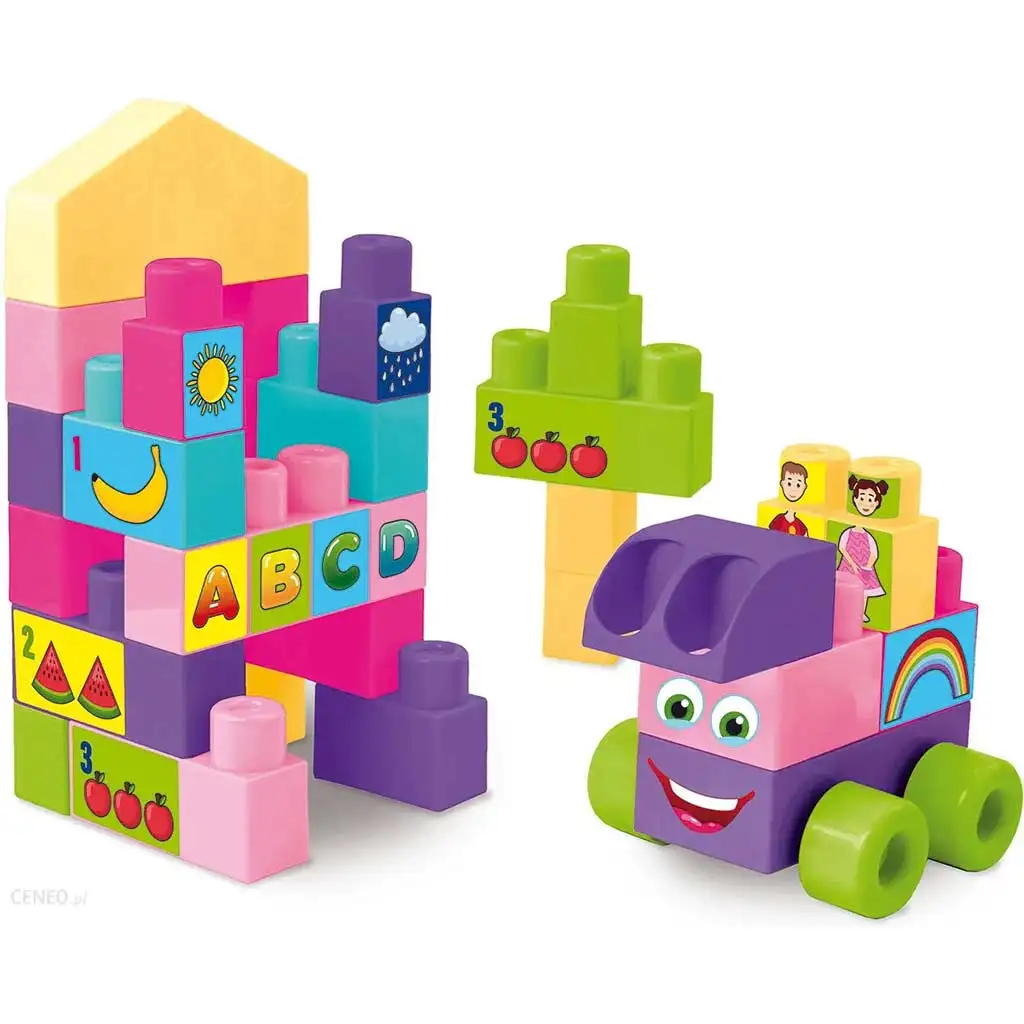 imagen de Gran set de bloques de construcción rosa de 26 piezas - Wader 2