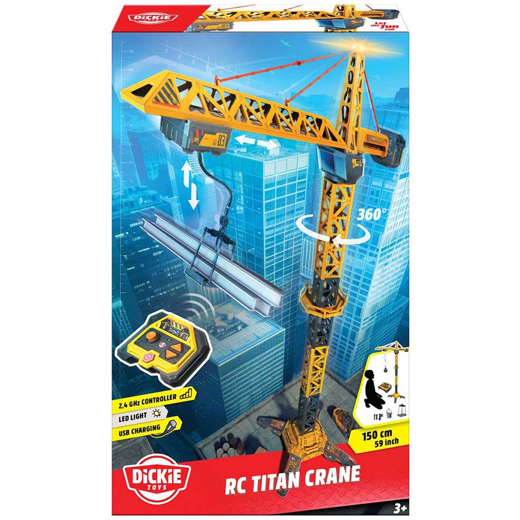 imagen de Grúa Titán RC de control remoto 150 cm - Dickie Toys 1