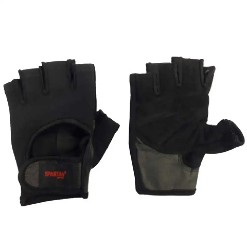imagen de Guantes de fitness negros en varias tallas - Spartan 1