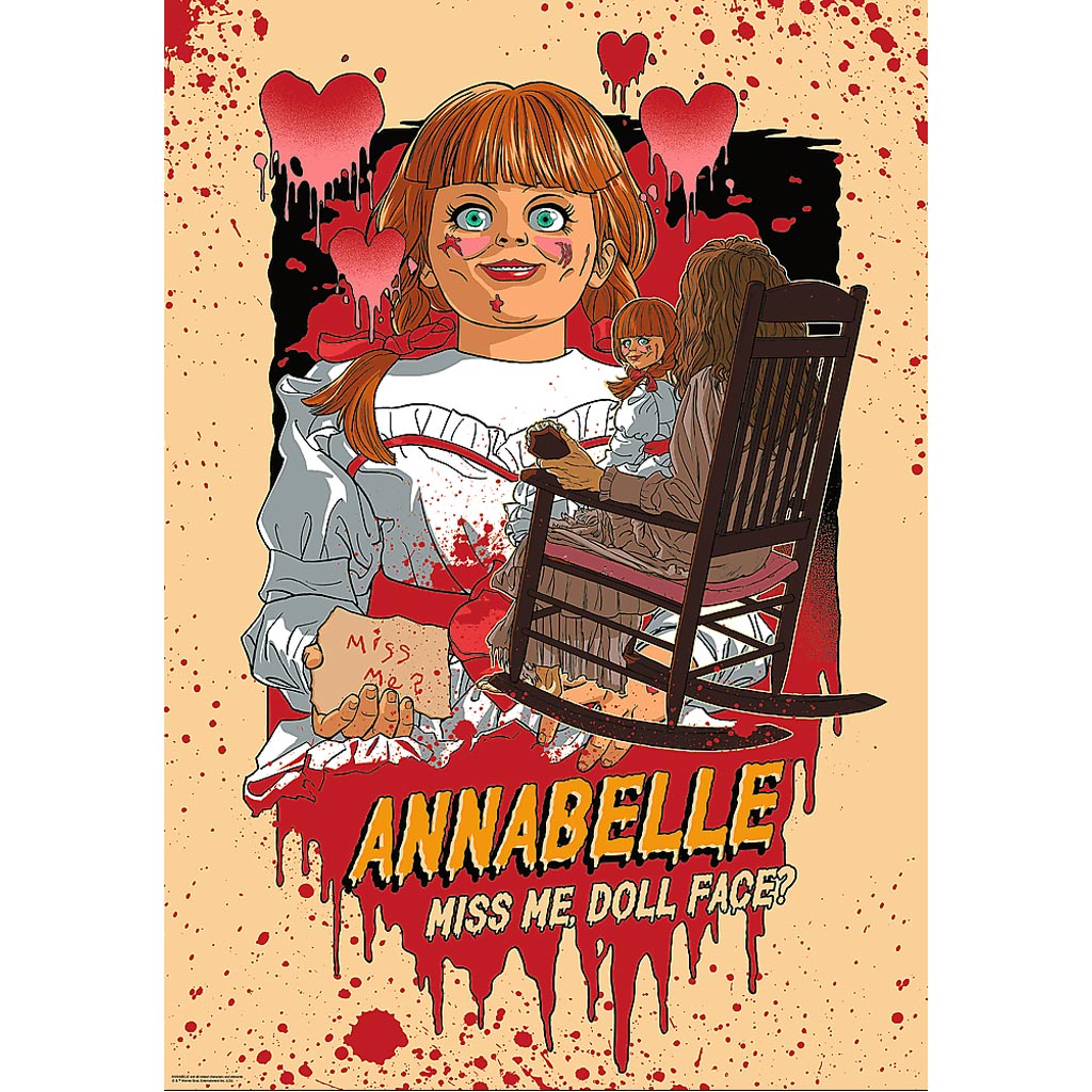 imagen de Hall of horror Annabelle premium plus 1000 piezas puzzle - Trefl 2
