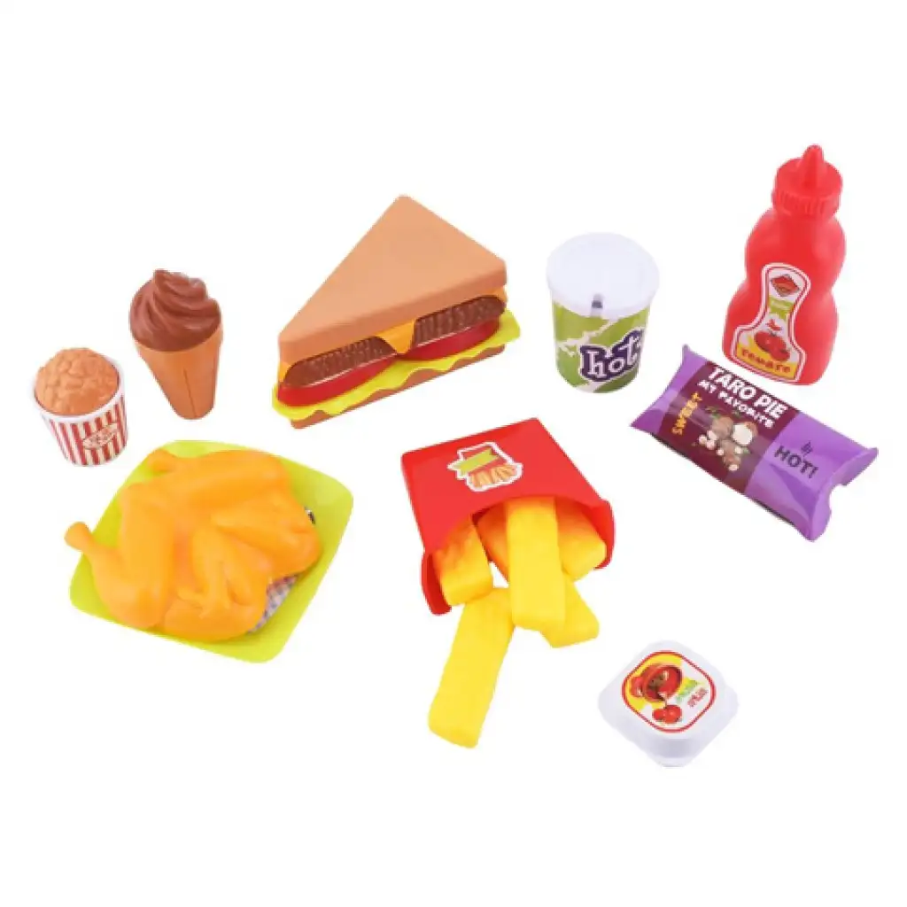 imagen de Happy Burger set de comida de 21 piezas 2
