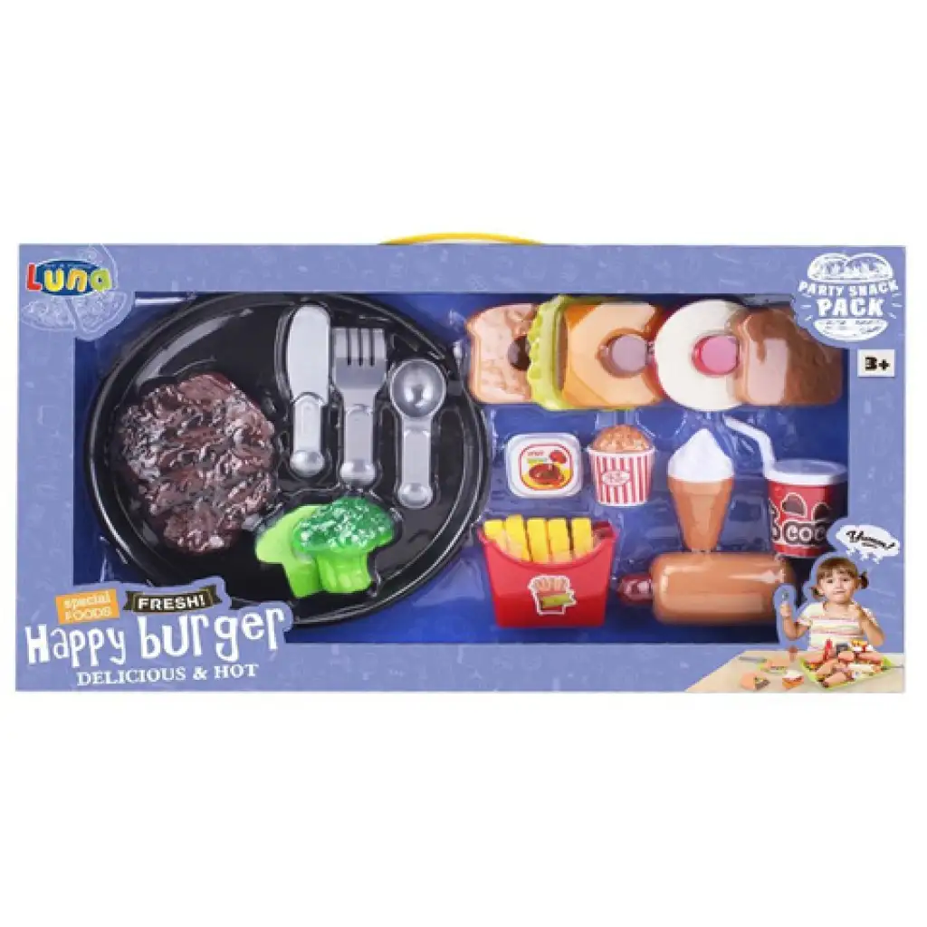 imagen de Happy Burger set de comida de 26 piezas 1